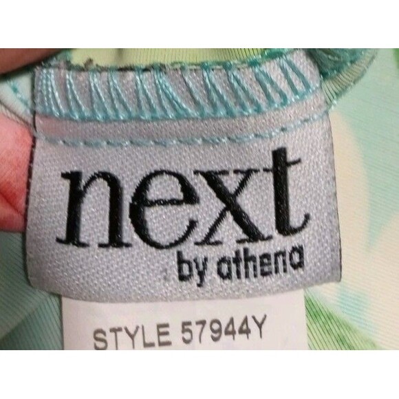 Next By Athena Tankini Top Swimsuit  Women's Size 10 Hawaii Tropical Flower - Picture 4 of 4